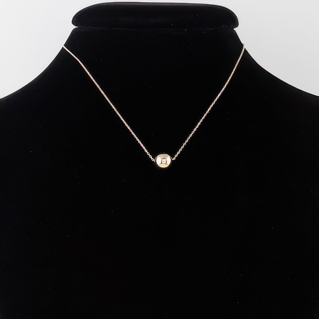 Shiny Bead Chain Necklace